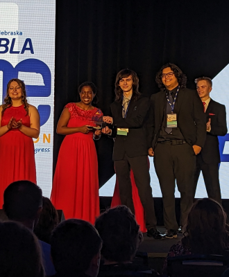  Alex and Kevin get state champion at FBLA competition for Network Design.